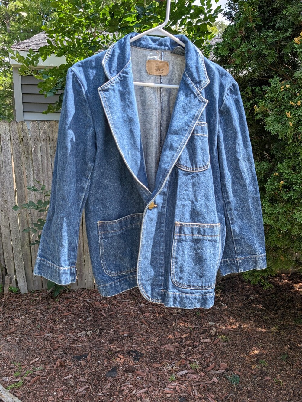 Lizwear Women's Vintage Jean Jacket Size Petite Small